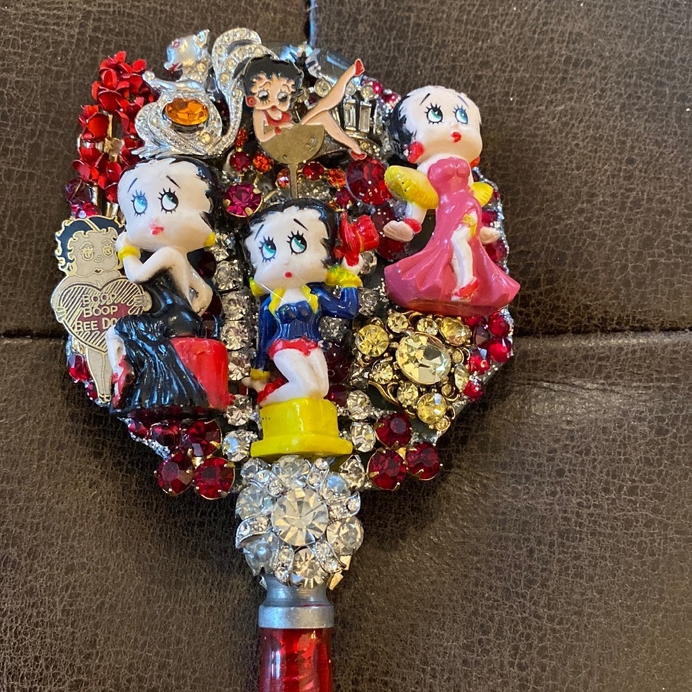 Betty Boop “Boop Boop Bee Do” Small 3” Hand Mirror. $48. One of a kind